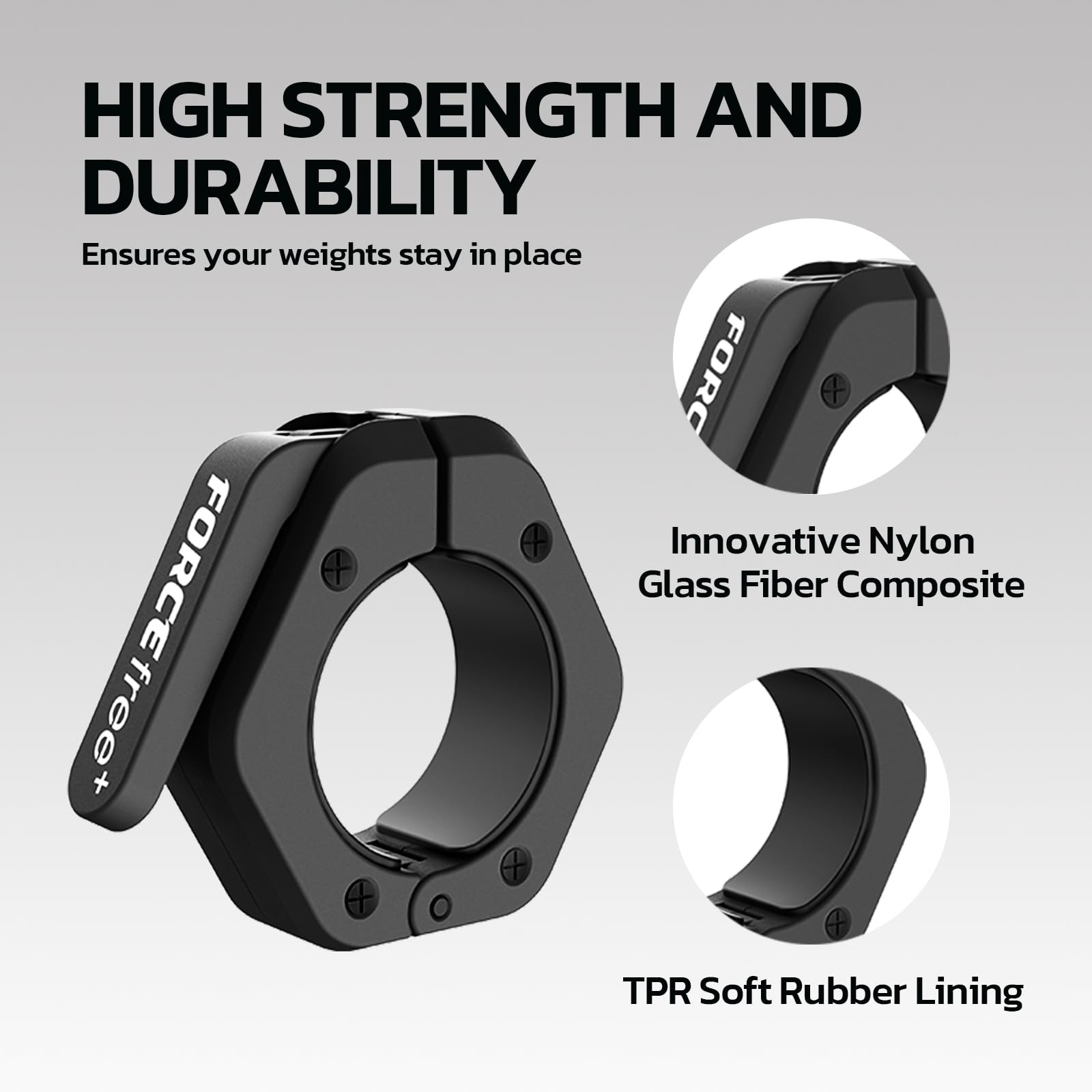 Barbell Clips 2 Inch Quick Release Locking Collars Weightlifting Powerlifting