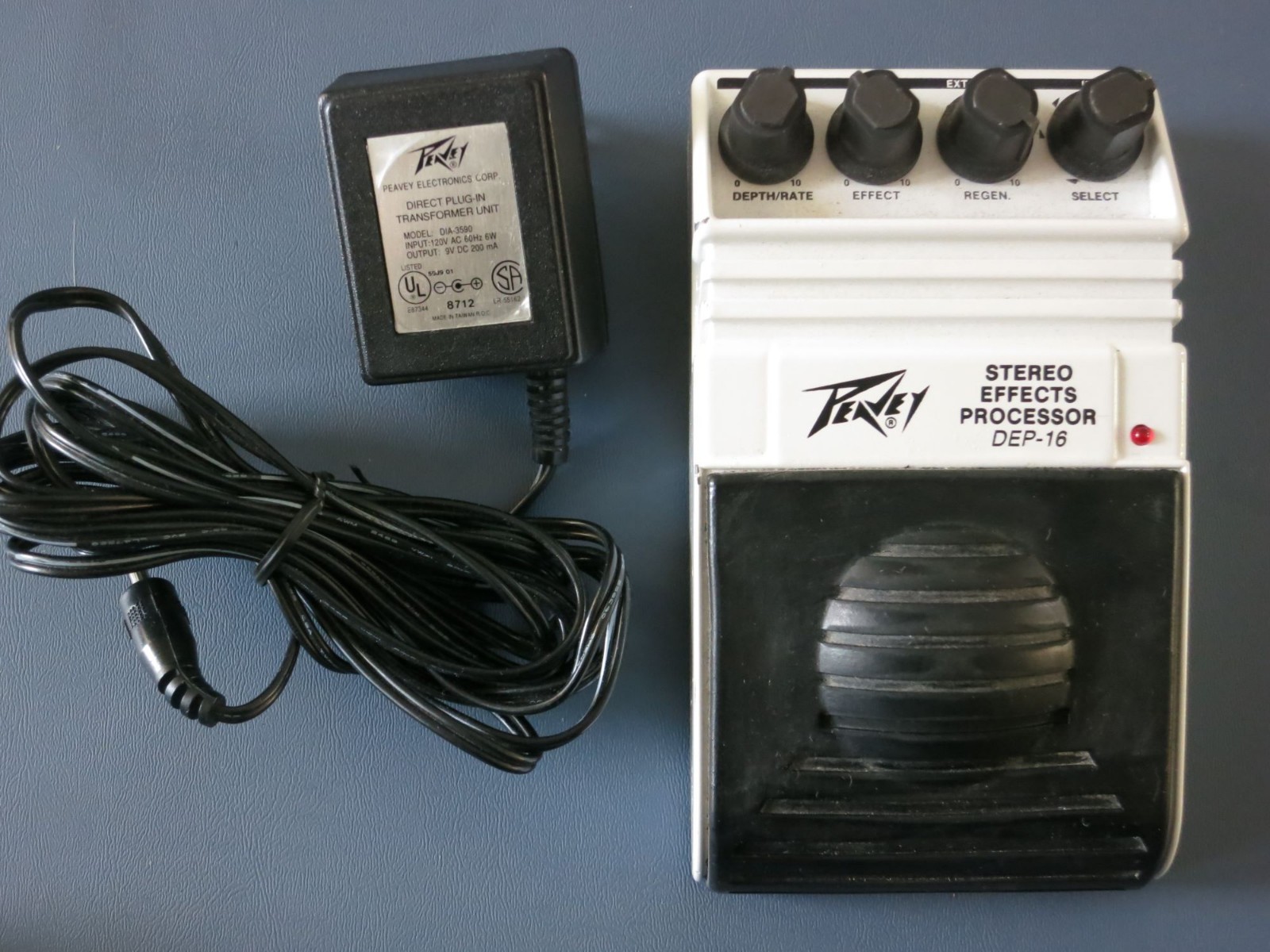 Peavey DEP-16 Stereo Effects Processor Guitar Pedal, Very Good Condition