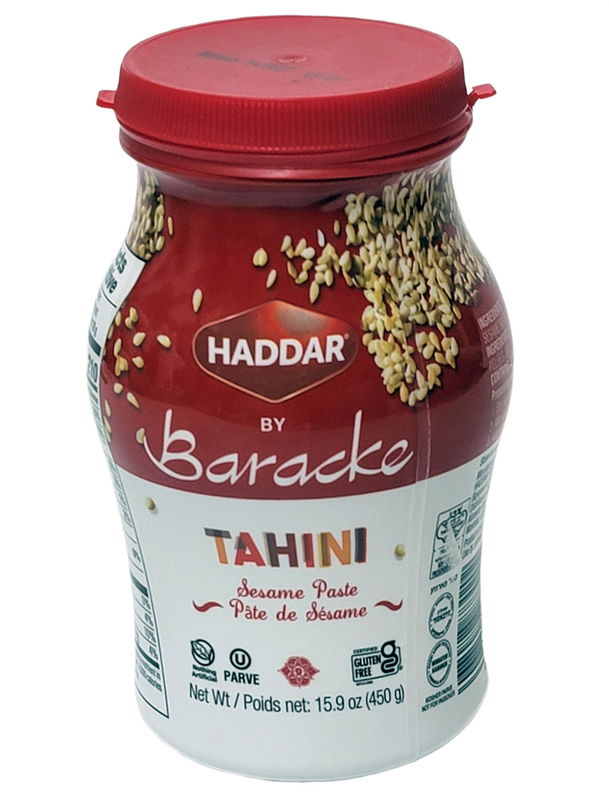 Haddar Baracke Tahini Ground Sesame Paste 15.9oz 450g Ⴅ
