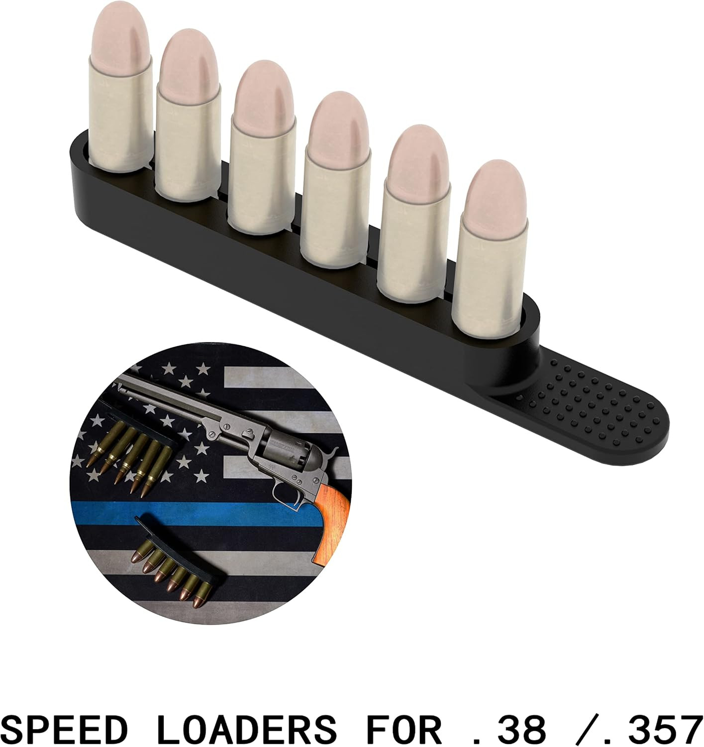 Speed Strips 6 Round, 6 Pack Speed Loaders for 38/. 357