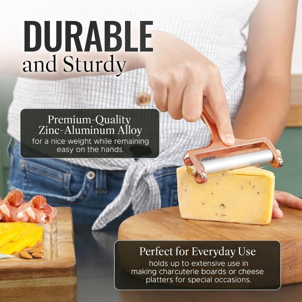 Zulay Kitchen Wire Cheese Slicer