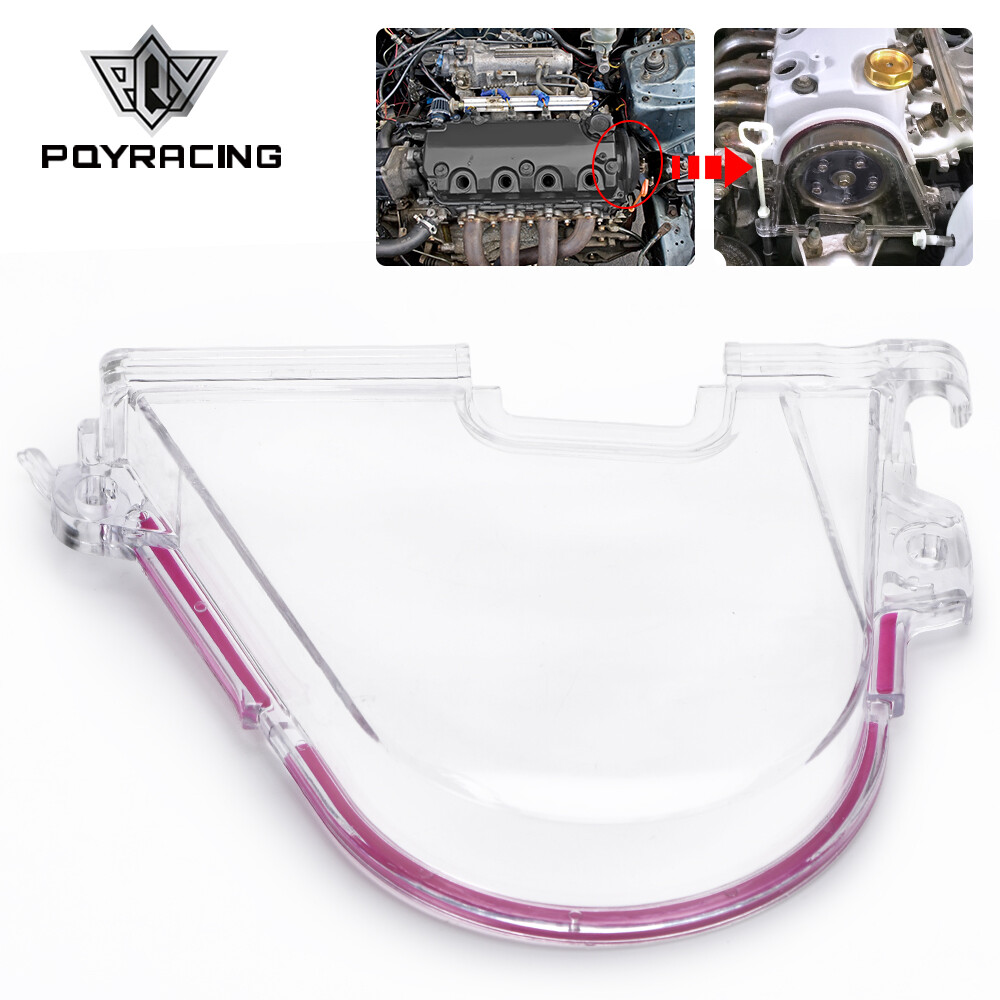 For Honda Civic 92-95 EG D16 Clear Cam Gear Timing Belt Cover Turbo Cam Pulley