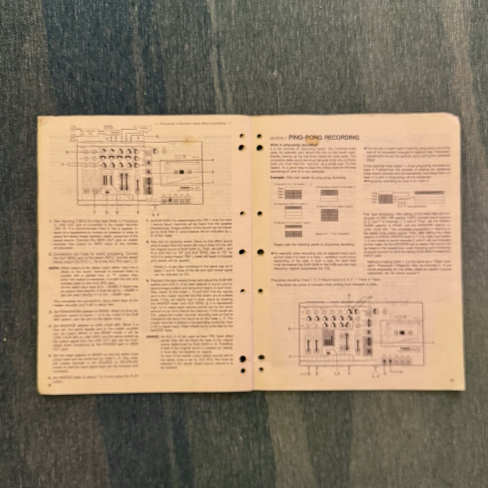 Fostex X-26 Multitracker Owners Manual (Original Copy) - July 1988