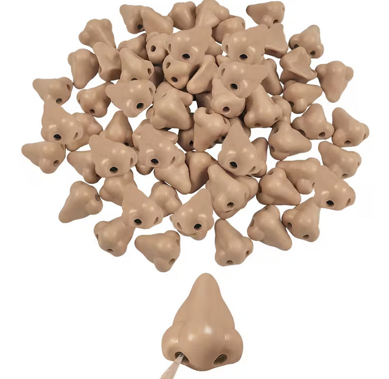 48 Pack Novelty Nose Pencil Sharpeners Bulk 2 1/4 Inch Plastic