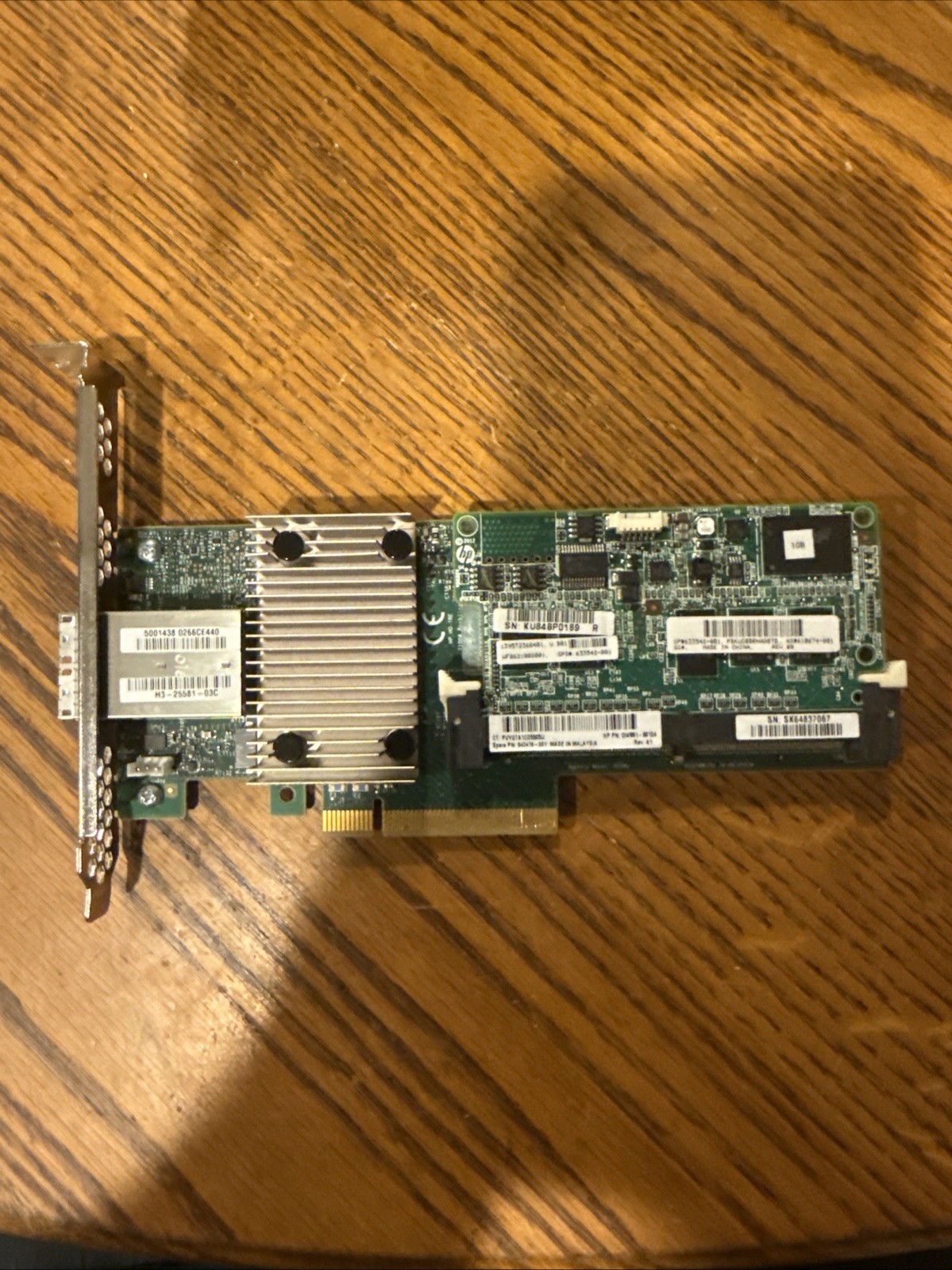 HP 12GB SAS QW991-60104 1GB 8-PORT 842476-001 633542-001 SAS RAID Card