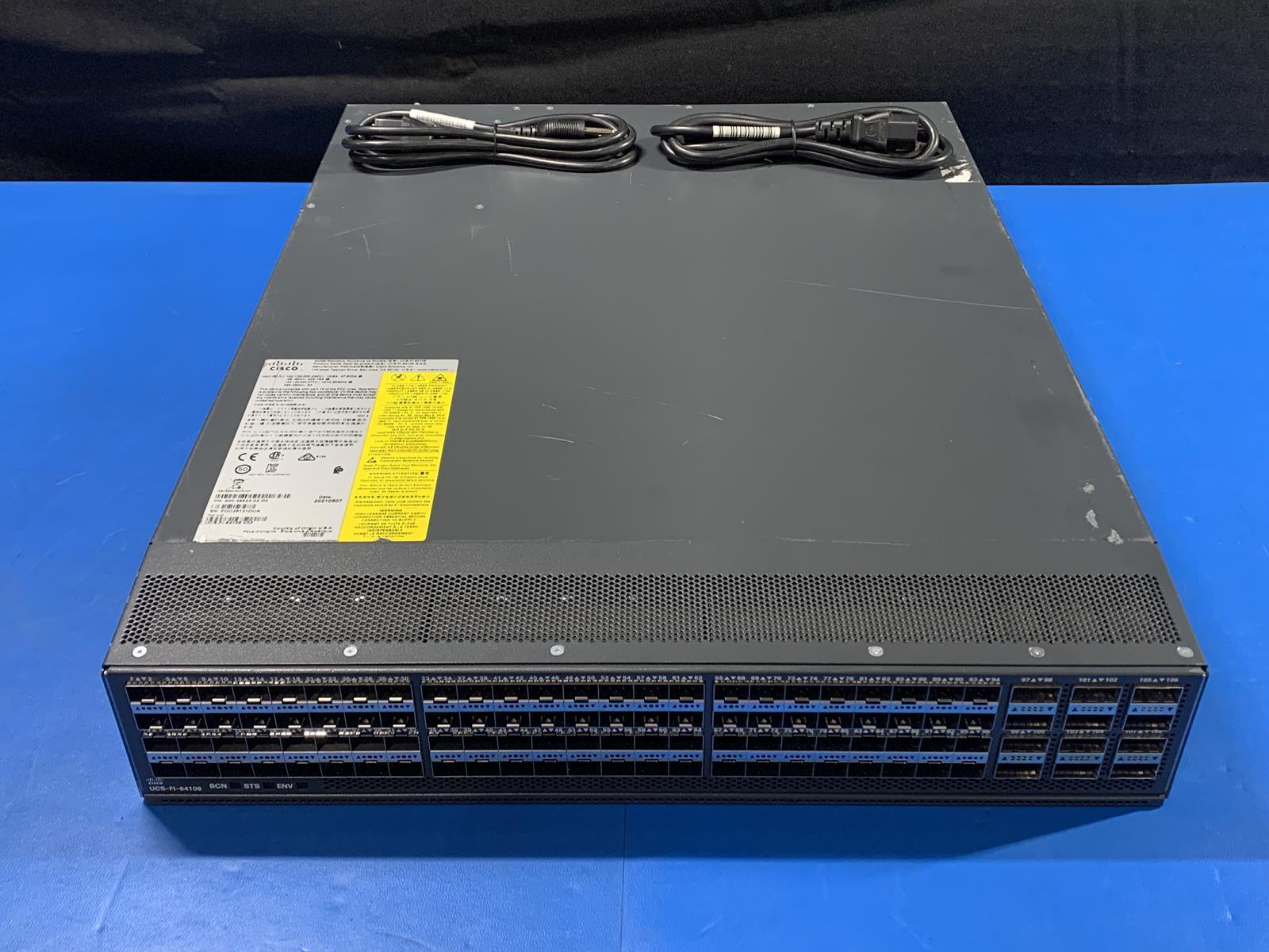 Cisco UCS-FI-64108 108 Port Dual PSU Fabric Interconnect Switch UCS-FI-64108