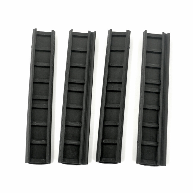 Tactical Rail Cover Protector Picatinny Rail Panel Soft Golf Surface 6.2" Rubber