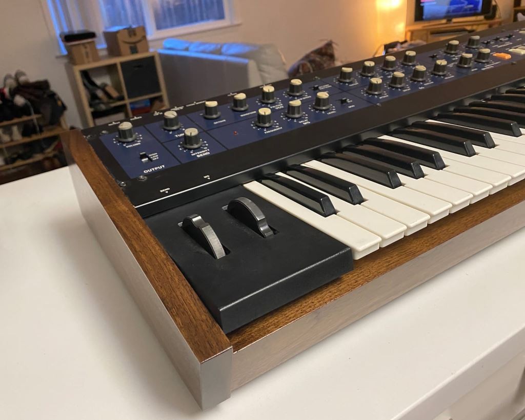 Korg PolySix Synthesizer Replacement Solid Walnut Chassis / Body / Case