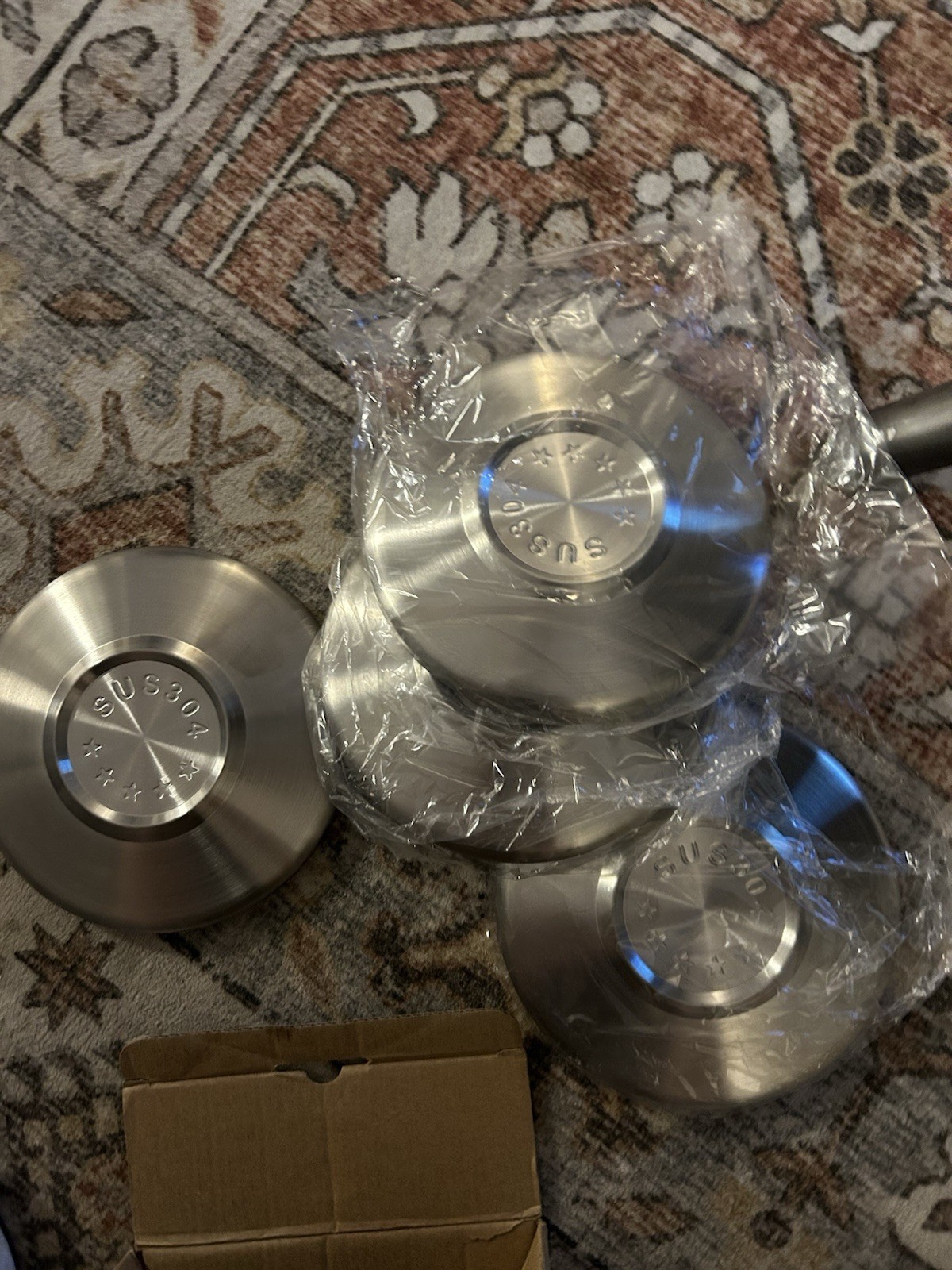 4 Metal Covers. Not Sure What For (1A)