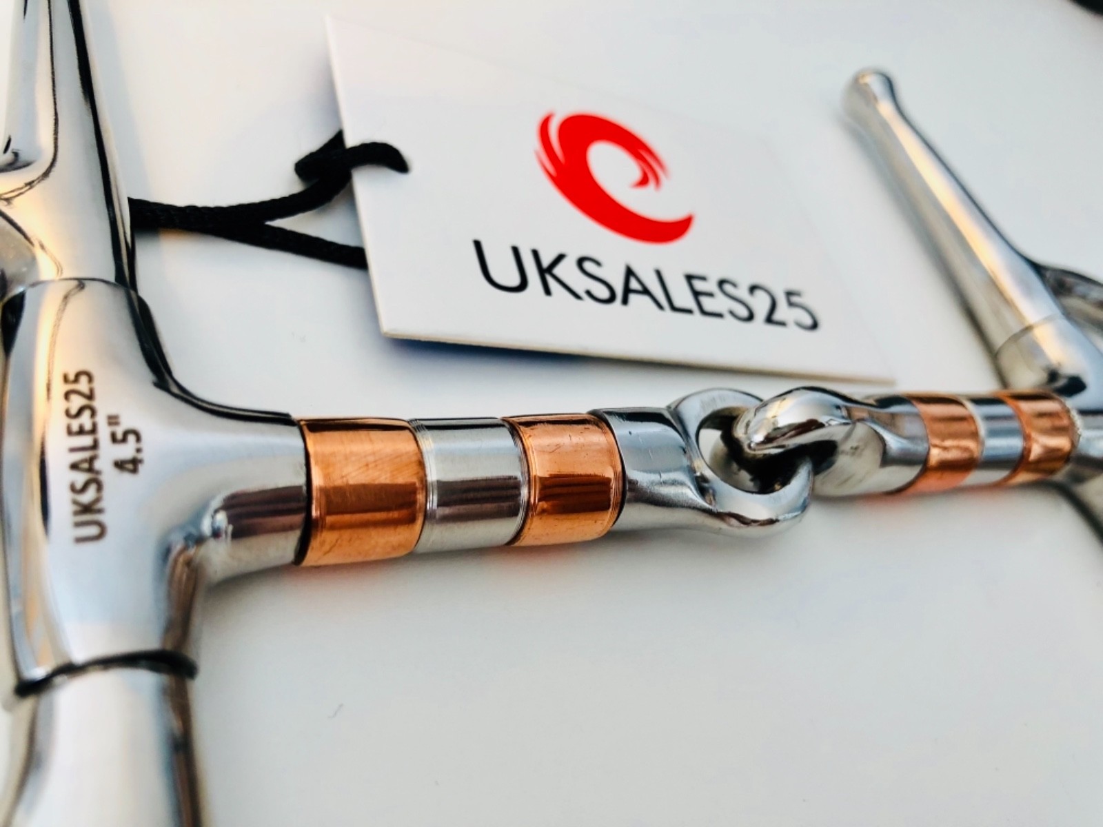 Full Cheek Copper Roller Jointed Snaffle Bit (UKSALES25®) *SAME DAY DISPATCH*