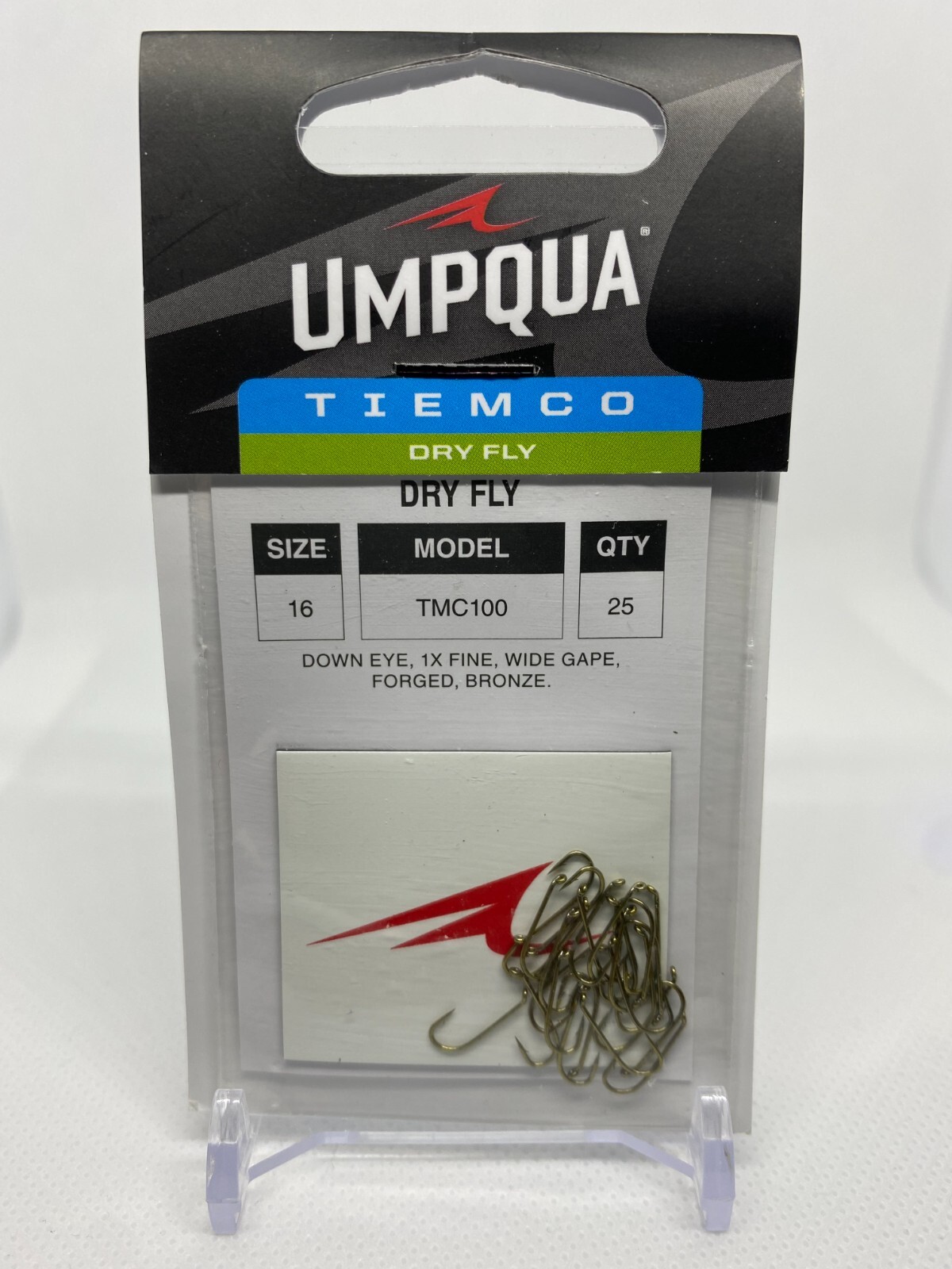 Umpqua Tiemco TMC100 Dry Fly Hooks Pick size 25 QTY