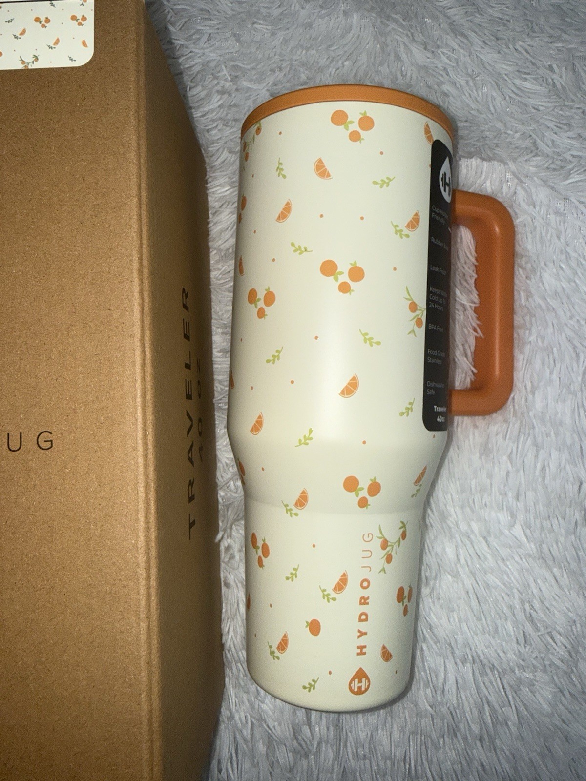 EXCLUSIVE LIMITED ED, HYDROJUG 🍊40oz CITRUS / ORANGES, SOLD OUT, NWT FAST SHIP