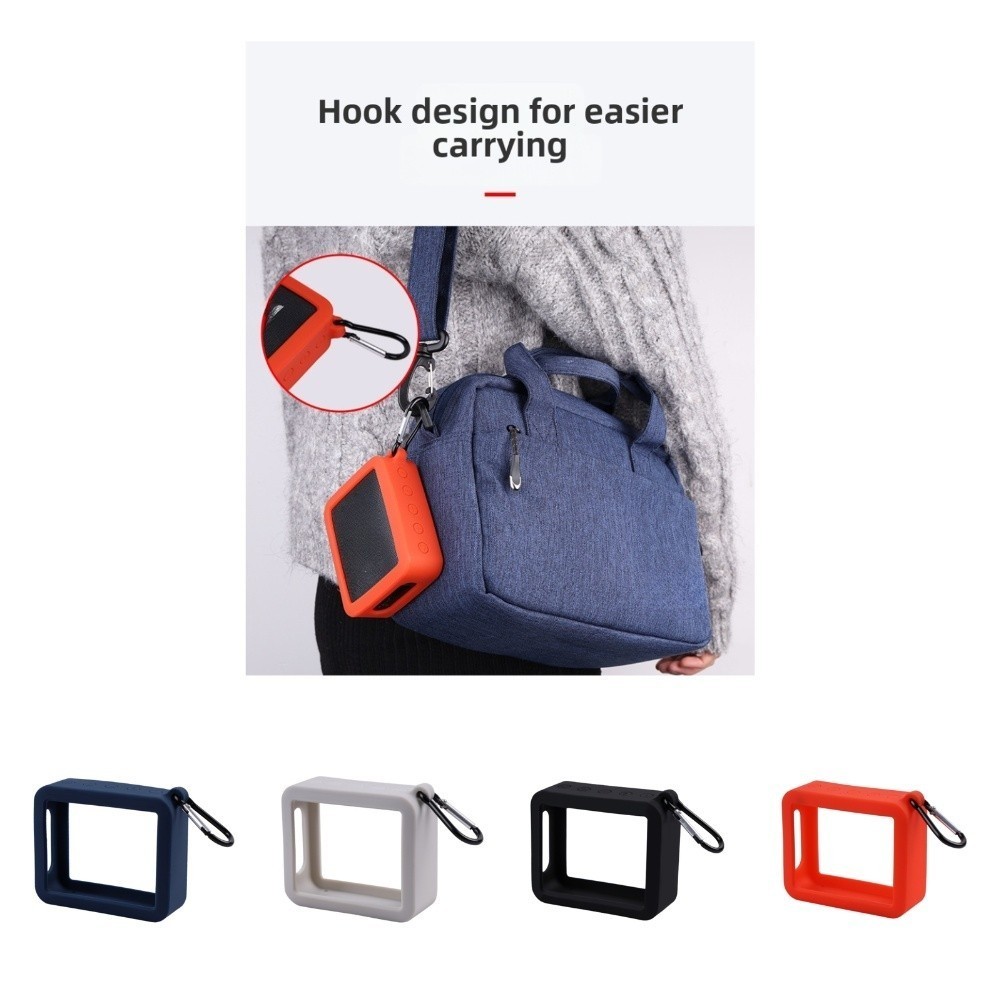 Portable Silicone Protective Case for JBL For GO for 2 Speakers Travel Friendly
