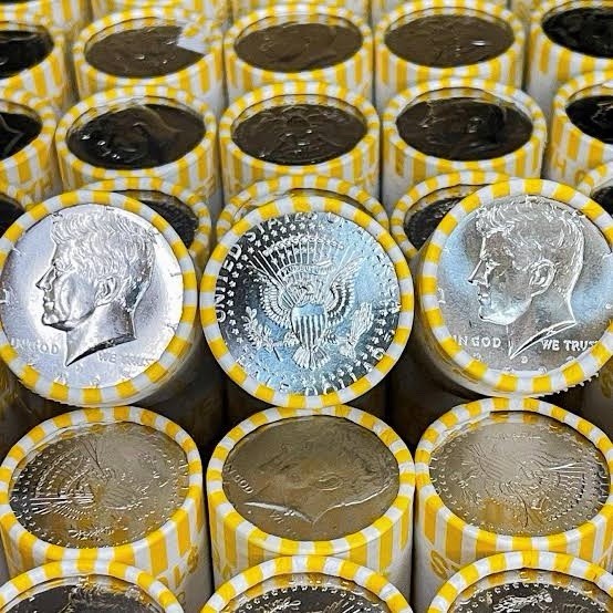 Lowest Price on eBay! 1 Roll of Unsearched JFK Kennedy Half Dollars - 20 Coins