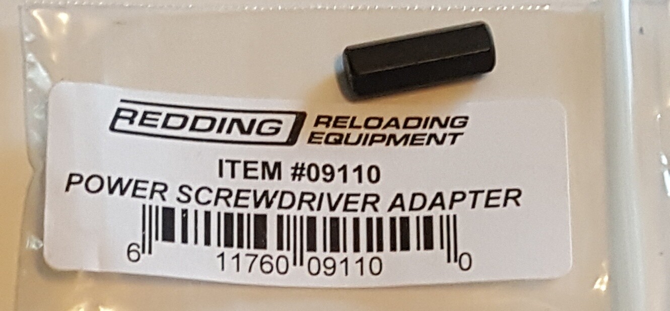09110 REDDING POWER SCREWDRIVER ADAPTER 8-32 - NEW - FREE SHIP