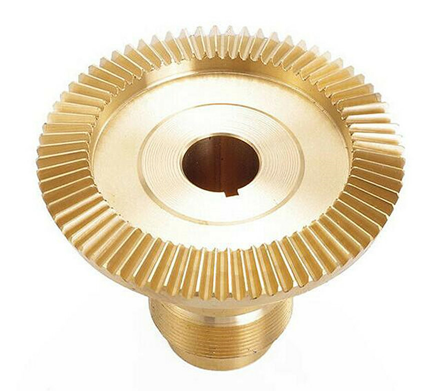 CNC Bridgeport Milling Machine Part Copper Gear Feeder Feed Gear Straight Tooth