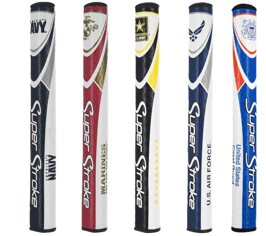SUPERSTROKE Military Mid Slim 2.0 Team Golf Putter Grip w/ Ball Marker
