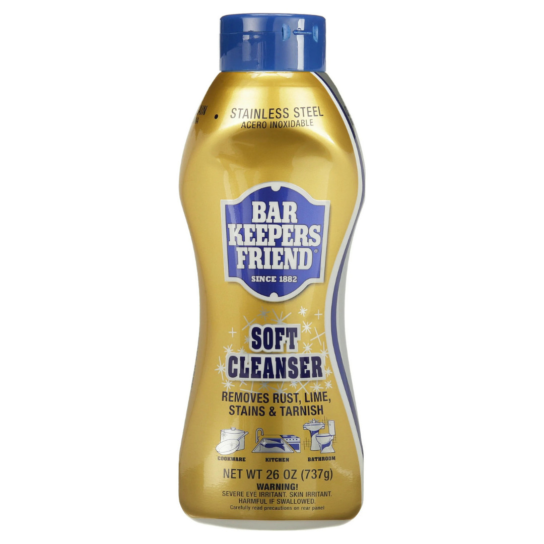 2 pack BAR KEEPERS FRIEND Soft Cleanser Liquid All-Purpose Cleaner - 26 oz