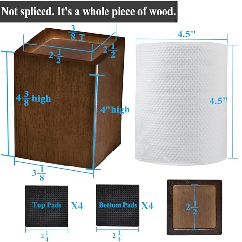 Wood Bed Risers () 4 inch Square
