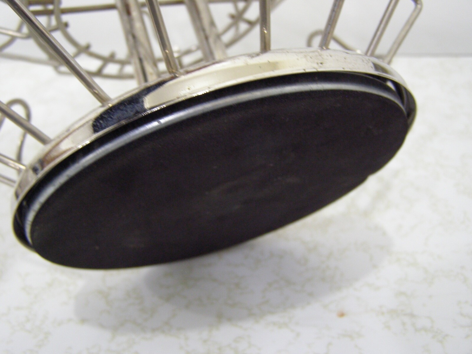 Solid Steel / Chrome Keurig Pod Holder Rack Lazy Suzan Carousel