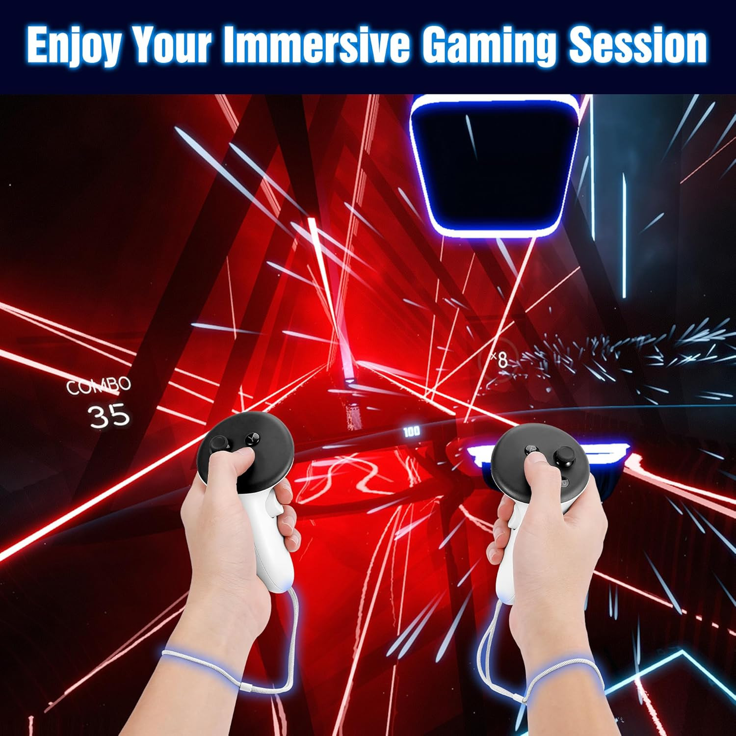 Adjustable Wrist Straps Compatible with Meta Quest 3/3S - Durable