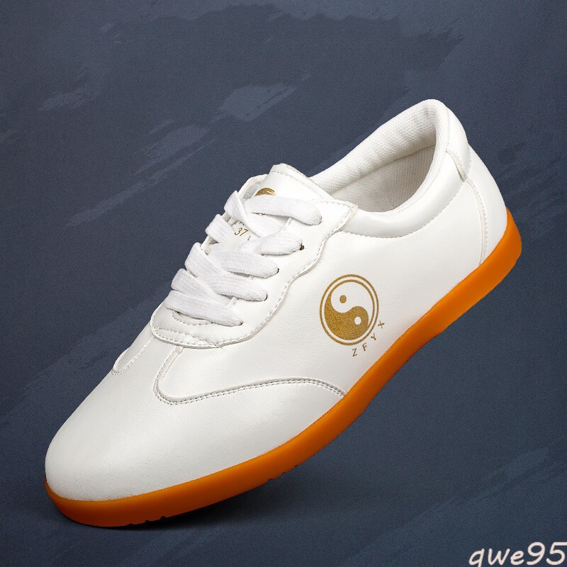 Summer Breathable Genuine Leather Kung Fu Tai Chi Shoes Martial Art Shoes