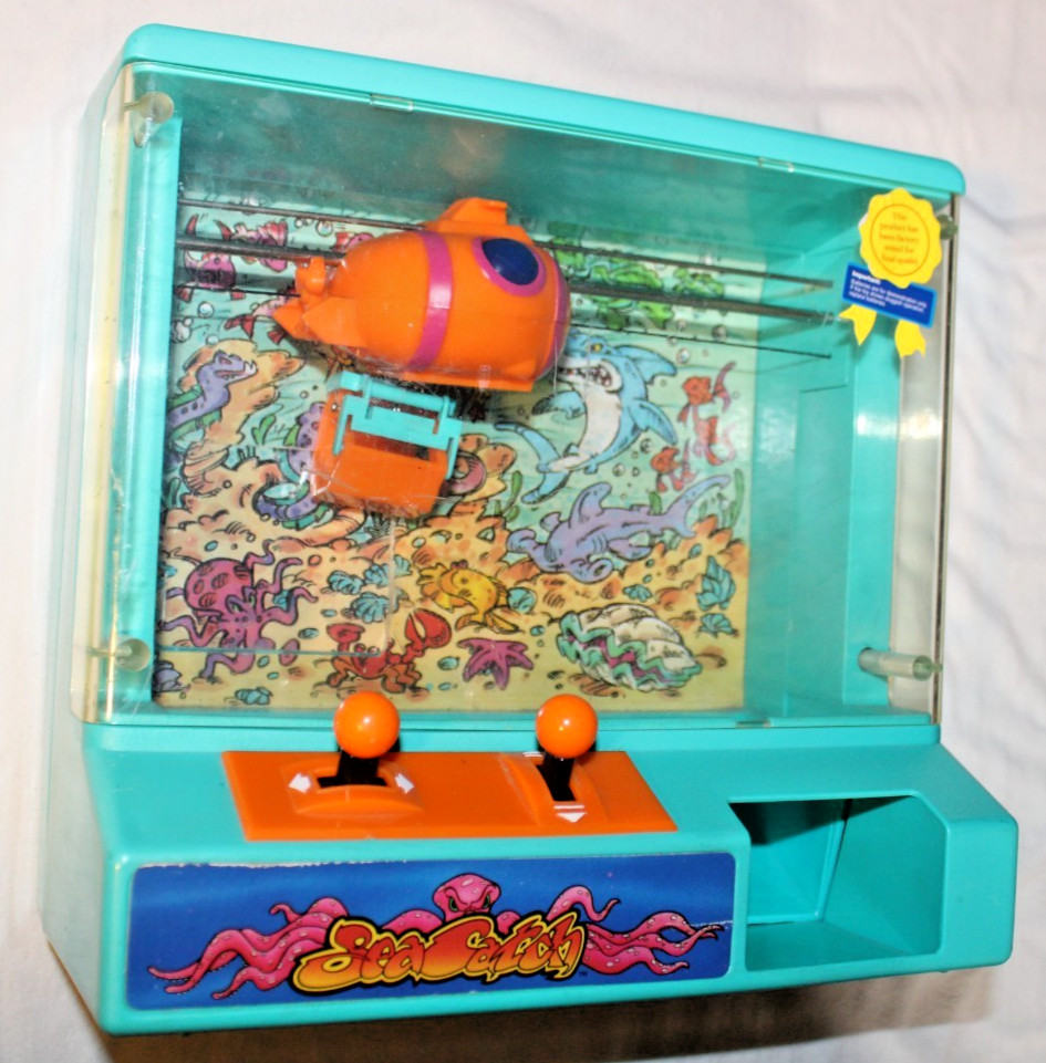 1993 Zima Sea Catch Claw Machine Crane Game Family Arcade For Parts - AS IS