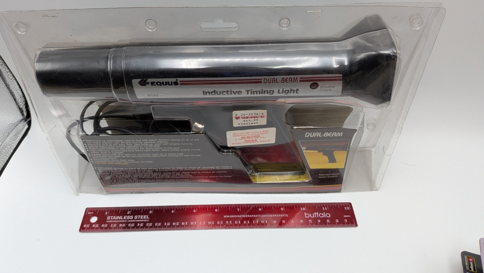 Equus 3122 Inductive Dual-Beam Timing Light