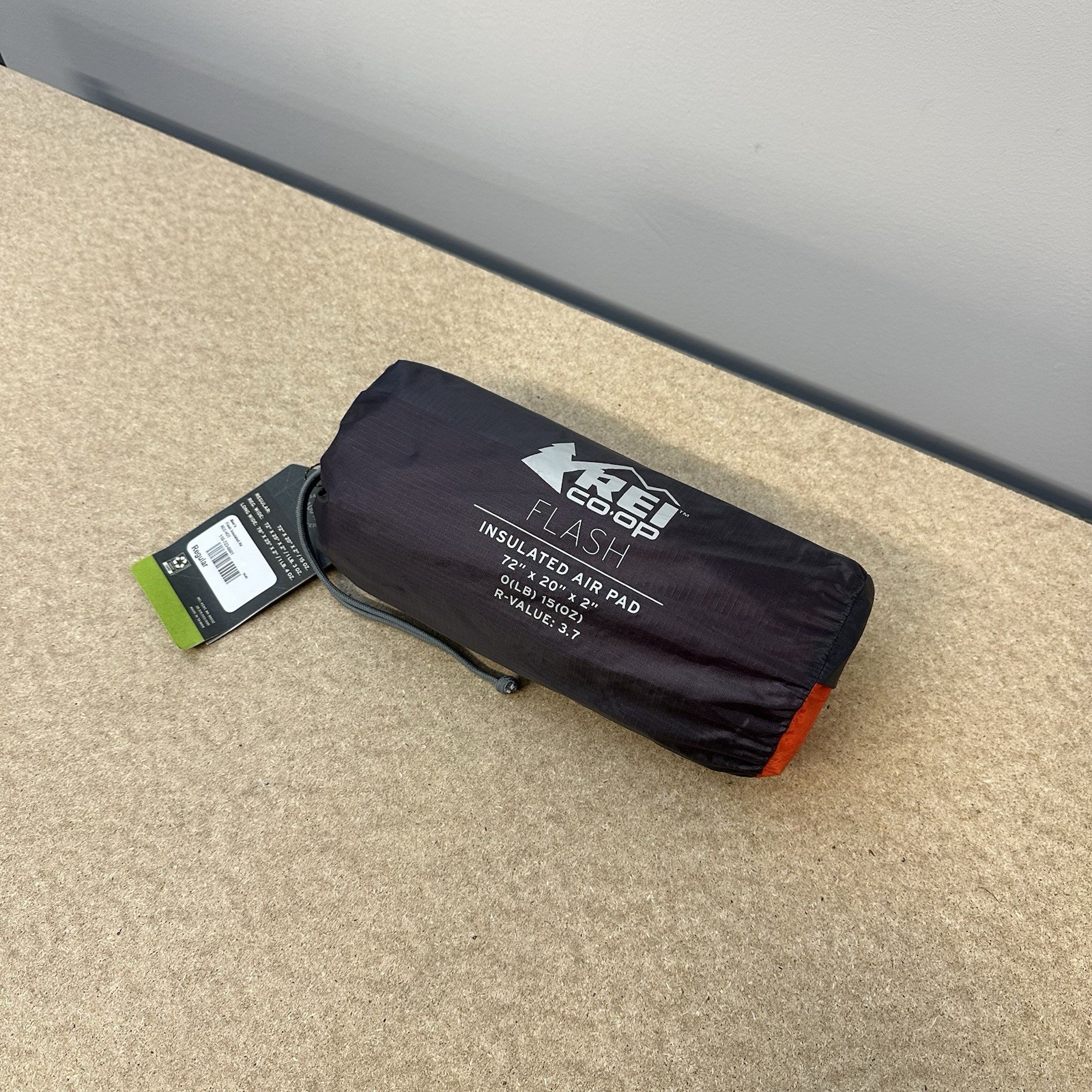REI Co-op Flash Insulated Air Pad 72x20x2 Camping Sleeping Pad R-Value 3.7 15oz