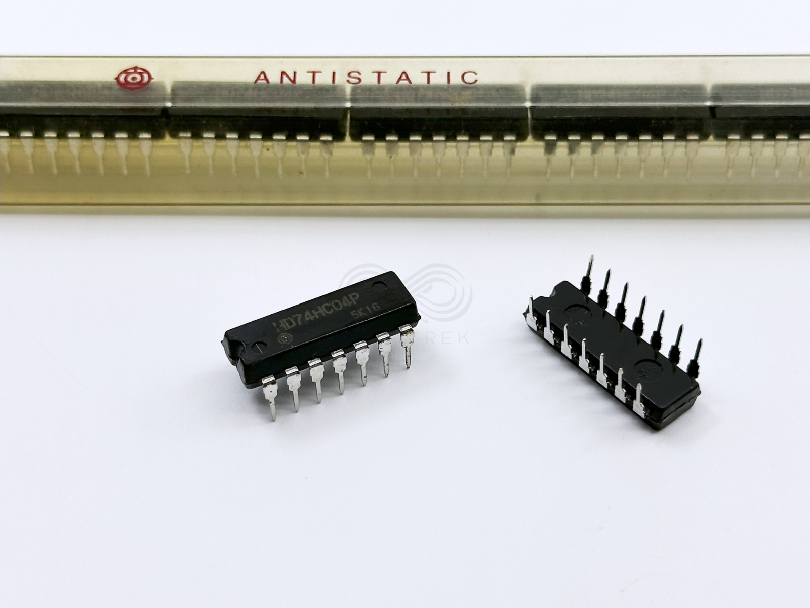 5PCS HD74HC04P HITACHI Hex Inverter CMOS DIP-14 Through-Hole Logic IC
