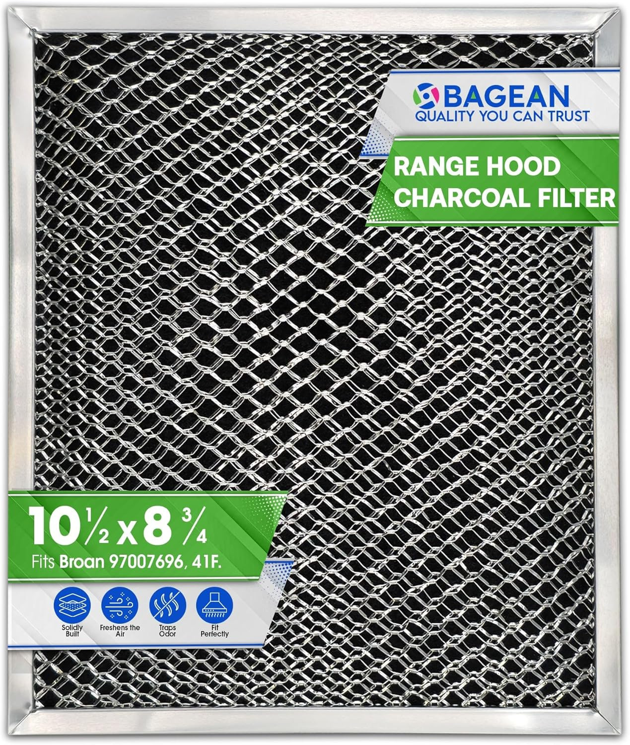 Stove Hood Vent Filter🌟10.5" x 8.8" 41F 97007696 Fit's Nutone & Broan🌟🌟🌟