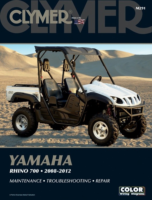 Clymer Shop Repair Manual for Yamaha Rhino 700 2008-2009, 2011-2012