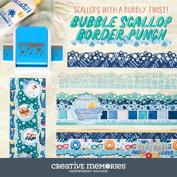 Creative Memories Bubble Scallop Border Punch
