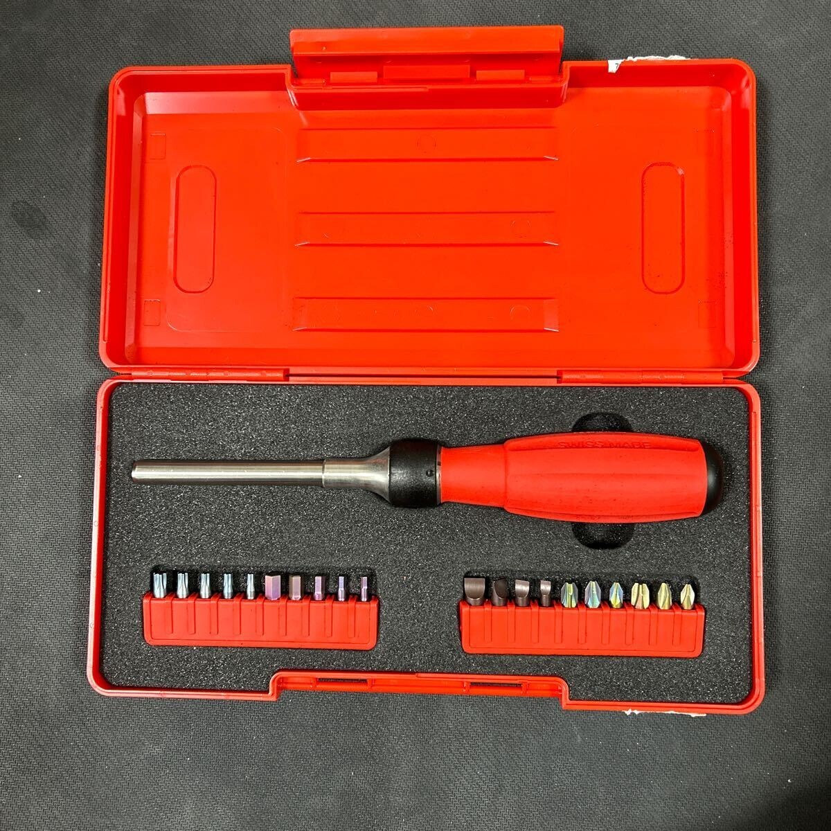 PB Swiss Tools Ratchet Driver Set 8510R-100 Set DIY Carpenter Repair Tool Red JP