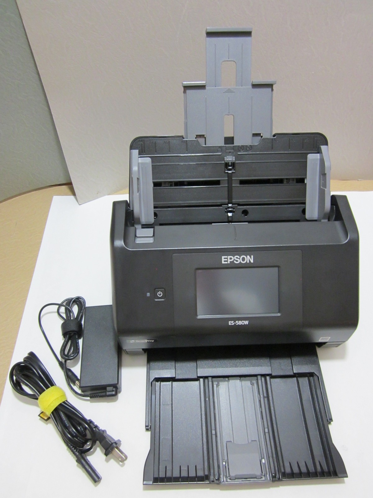 Epson WorkForce ES-580W Wireless Duplex Touchscreen Document Scanner J382C
