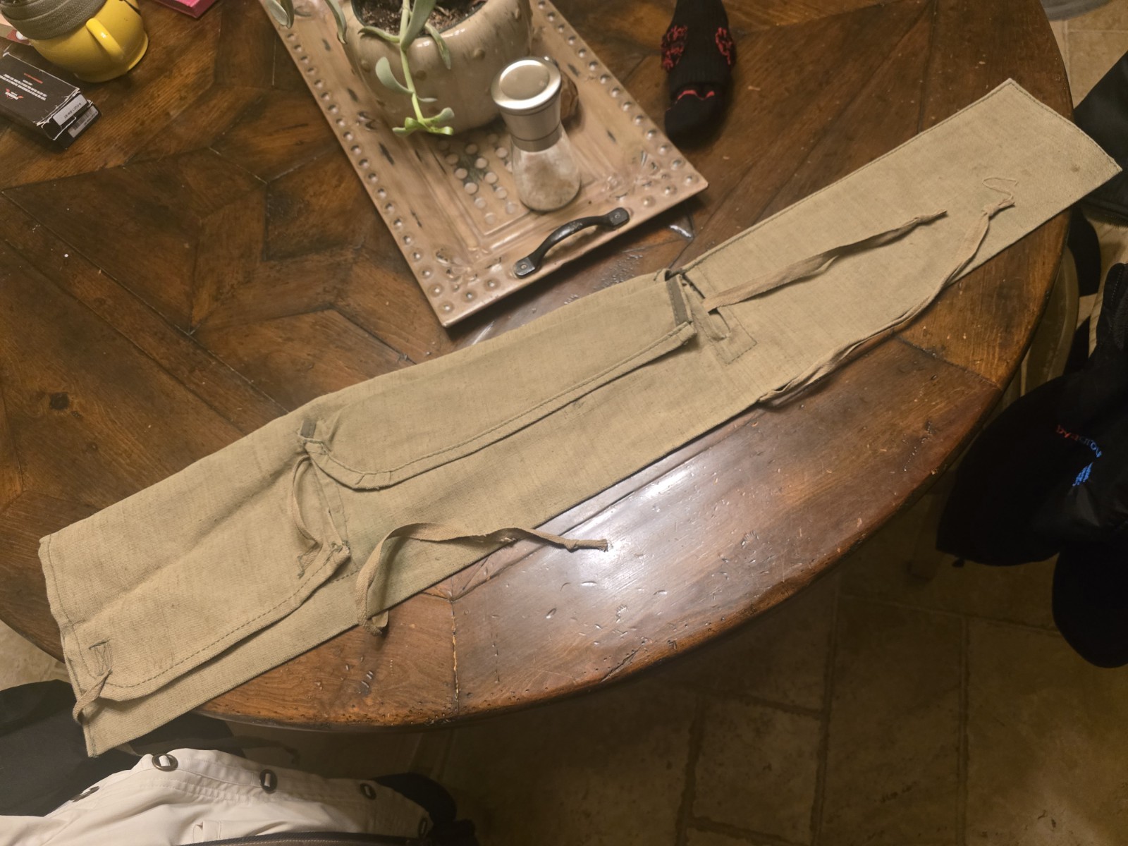 Vintage Russian Rifle Drop Case Canvas Bag 40 Inch Military Surplus