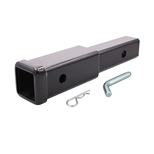 8" Hitch Extension 8-Inch Hitch Extender for 2-inch Receivers Gtw 4000 lbs,TW