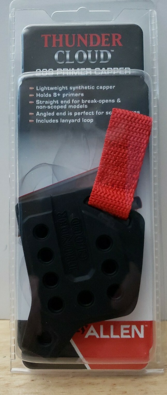 Thunder Cloud 209 Inline Muzzle loader Primer Capper by Allen, holds 8+ Primers