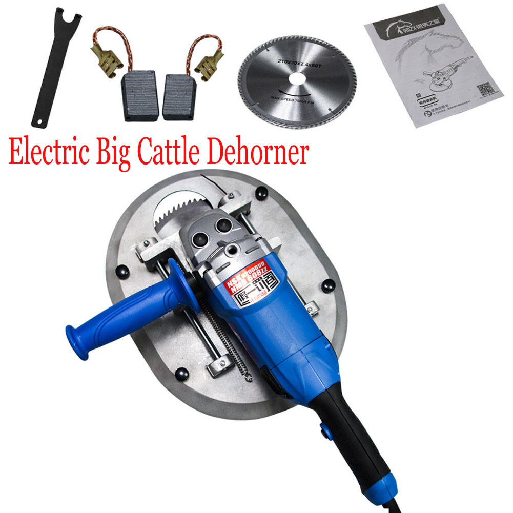 1700W Electric Cattle Dehorner Adult Goat Bloodless Big Bull Horn Breaker Tool