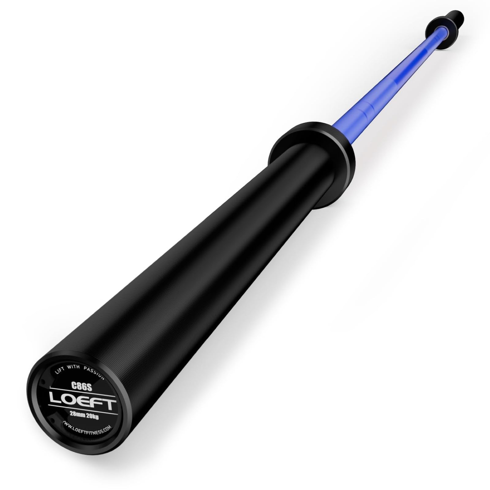 Olympic Barbell, 7ft 45 lb Barbell for Powerlifting and Weightlifting, 2000 l...
