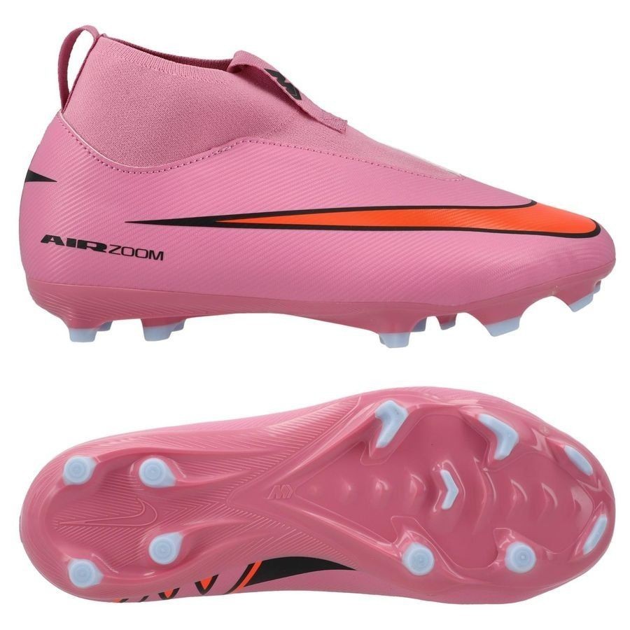 Nike Jr Zoom Superfly 10 Academy FG Magic Flamingo Black Size 1.5Y