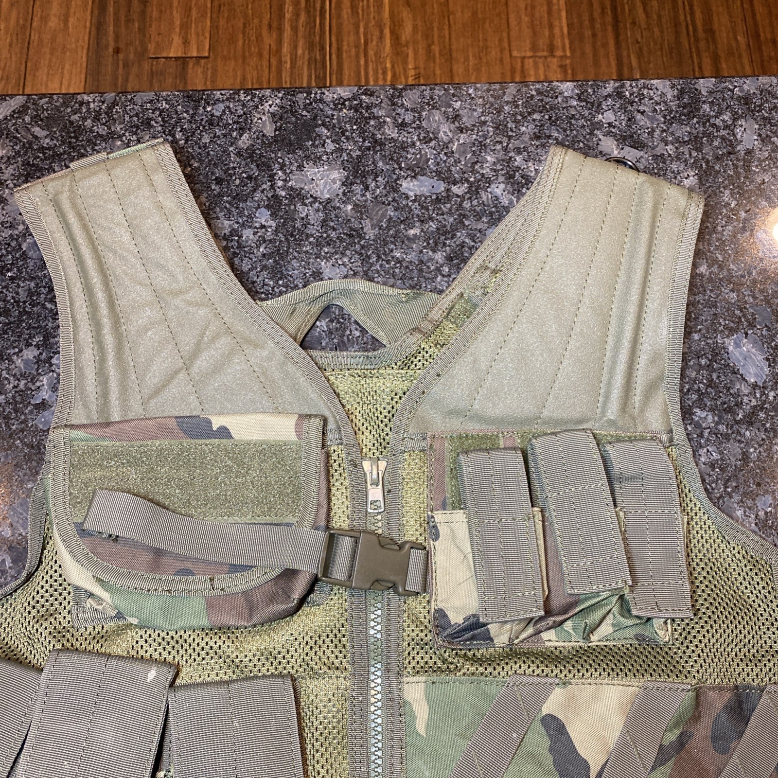Voodoo Tactical Load Bearing Vest Camo Army Adjustable