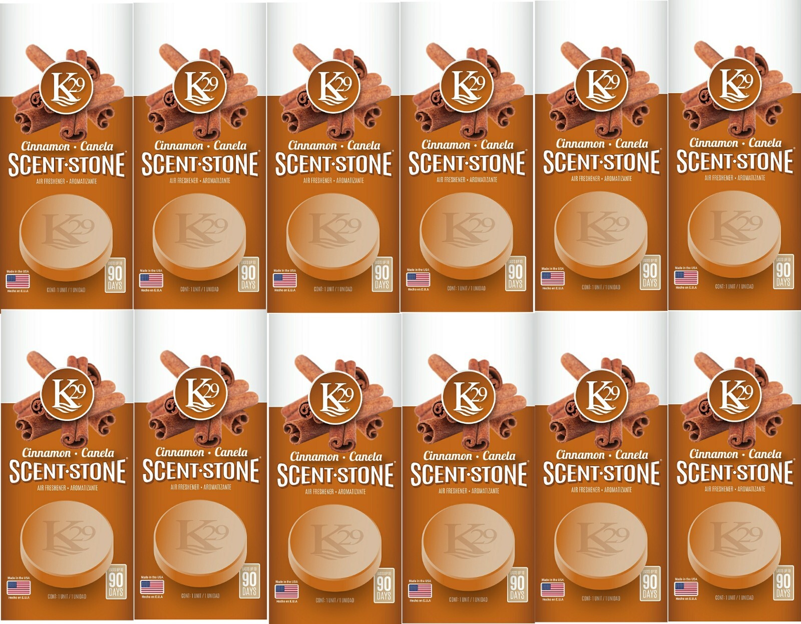 Scent Stones- K29 Keystone Air Freshener - Cinnamon (12 Stones)