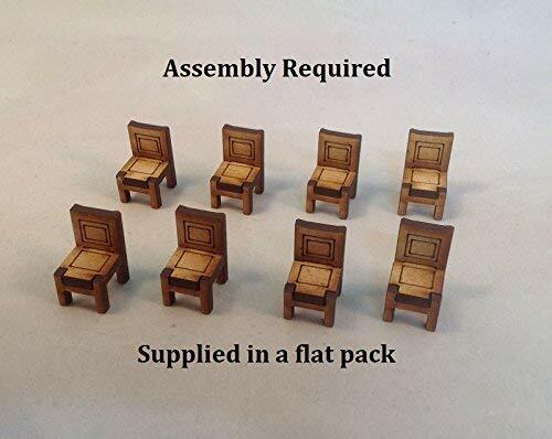 Chairs Pack Zombie Apocalypse 28mm Terrain MDF Tabletop Wargames Western