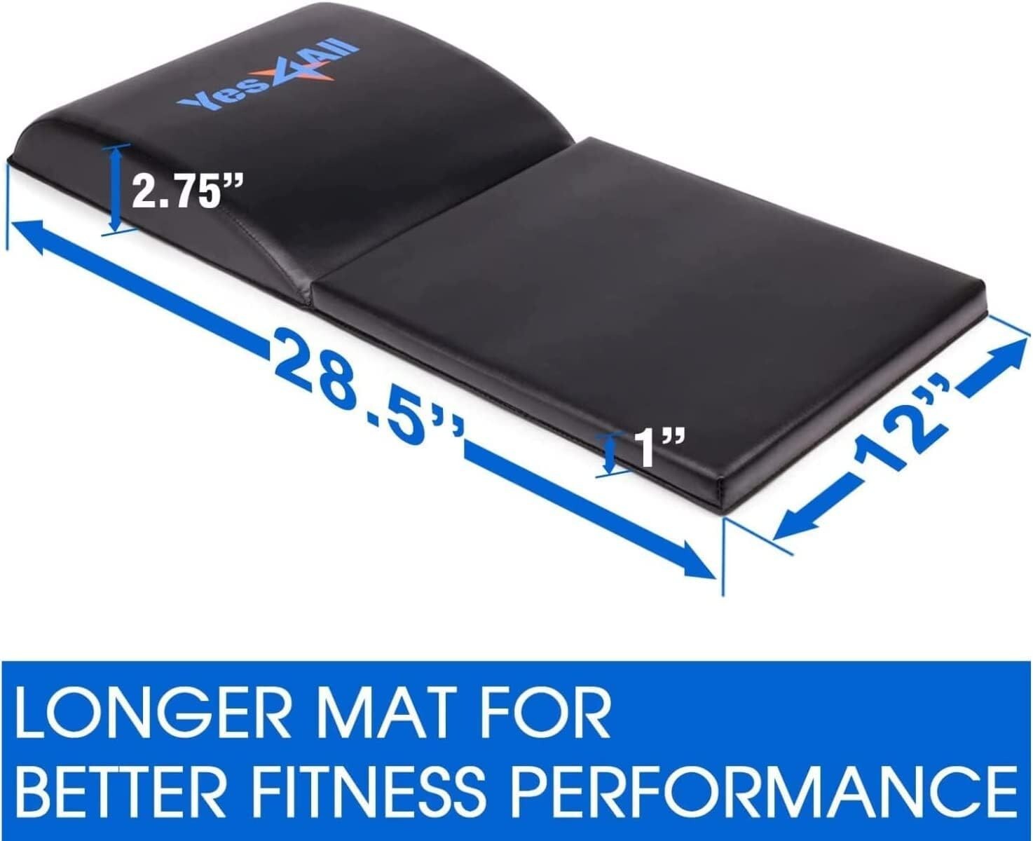 Ab Mat Tailbone & No Tailbone, Foldable Abdominal Exercise Sit up Support Pad fo