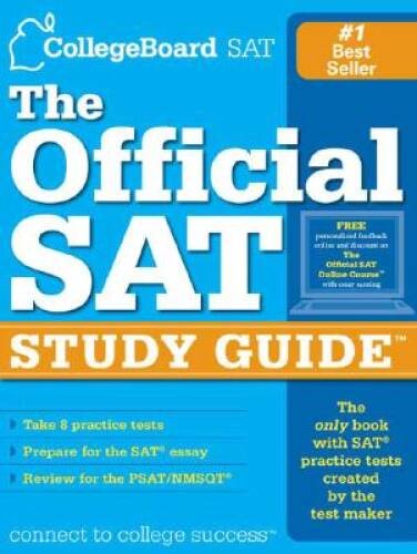 The Official SAT Study Guide: For the New SAT - Paperback - GOOD