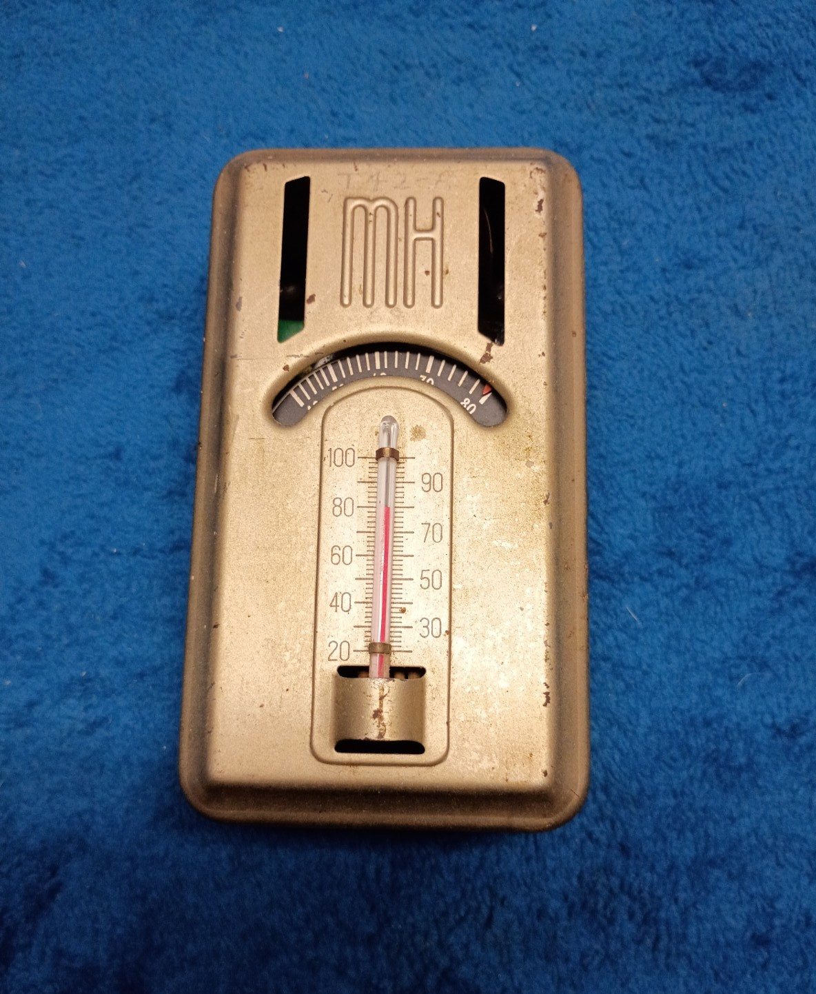 Vintage 1940s Art Deco Minneapolis Honeywell MH Wall Thermostat Heat Control.