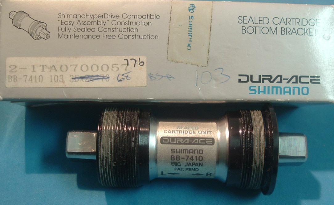 Shimano Dura Ace BB-7410 Sealed Cartridge NEW/NOS Bottom Bracket-68x103MM- NIB+