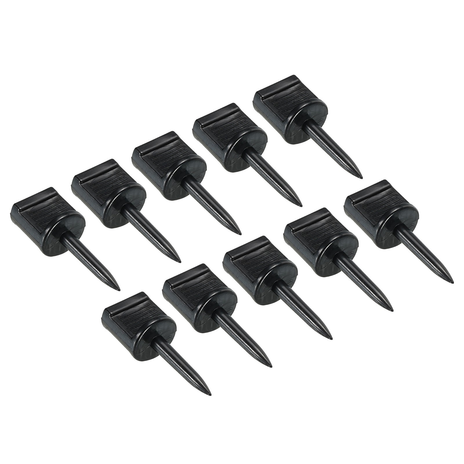 Archery Target Pins, 10pcs Nylon Nails Target Shooting Fixed Pin, Black