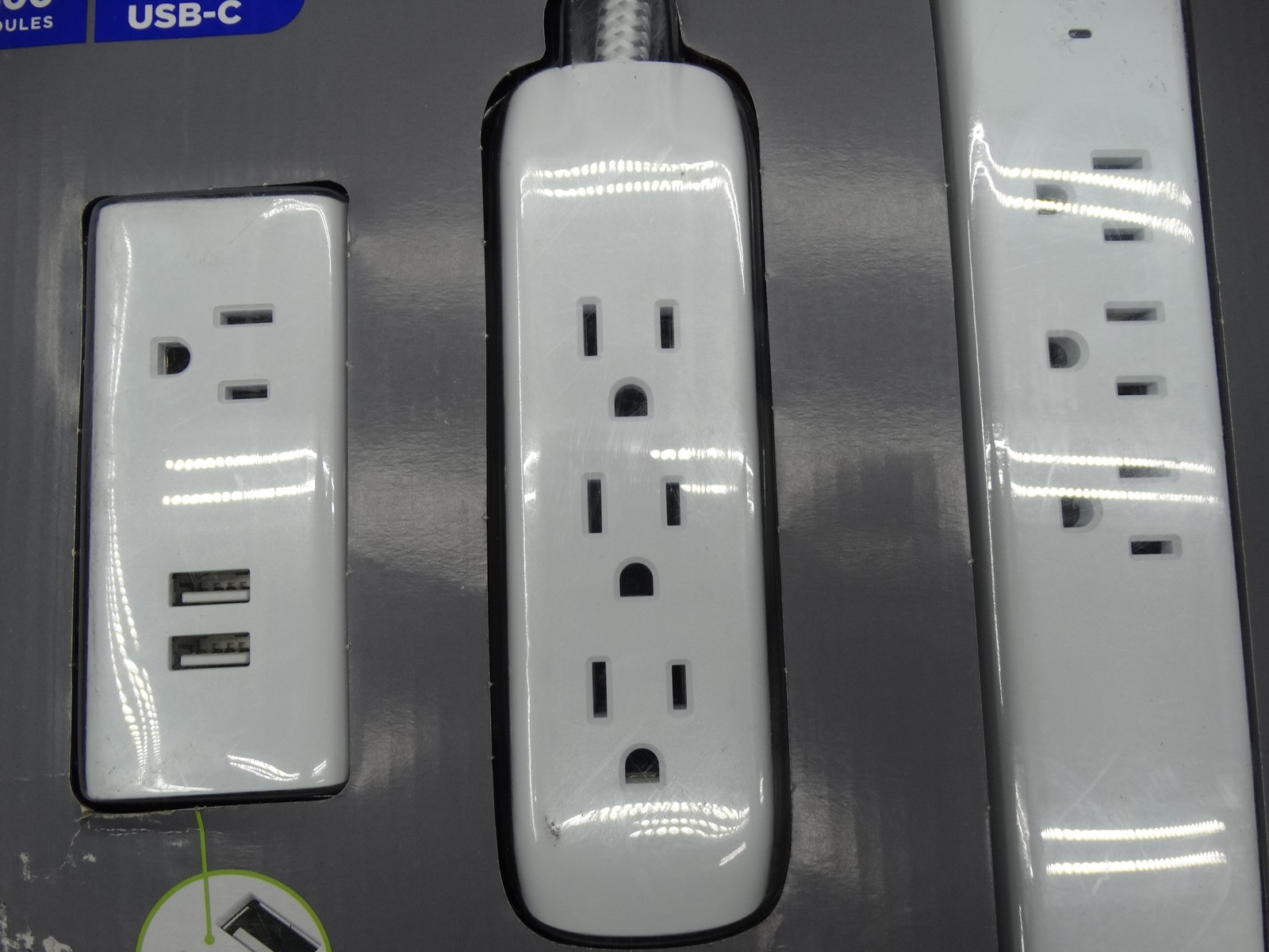 Commercial Electric Multiple Outlet and Wall Mounted Surge Protector Kit 3-Pack